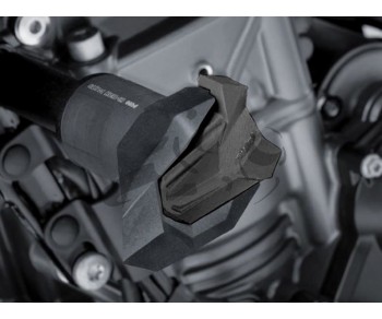 R19 FRAME SLIDERS FOR TRIUMPH DAYTONA 675 2006-2012/ STREET TRIPLE 2007-2012/ STREET TRIPLE R 2009-2012 - BLACK